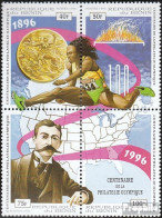 Benin 813-816 Viererblock (kompl.Ausg.) Postfrisch 1996 Olympiaphilatelie - Altri & Non Classificati