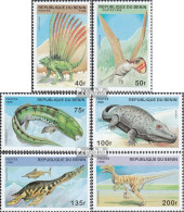 Benin 836-841 (kompl.Ausg.) Postfrisch 1996 Prähistorische Tiere - Andere & Zonder Classificatie