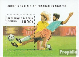 Benin Block15 (kompl.Ausg.) Postfrisch 1996 Fußball-WM 98, Frankreich - Altri & Non Classificati