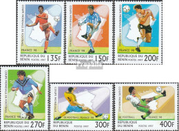 Benin 919-924 (kompl.Ausg.) Postfrisch 1997 Fußball-WM 98, Frankreich - Sonstige & Ohne Zuordnung