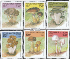 Benin 1003-1008 (kompl.Ausg.) Postfrisch 1998 Pilze - Andere & Zonder Classificatie