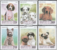 Benin 1049-1054 (kompl.Ausg.) Postfrisch 1998 Hundewelpen - Altri & Non Classificati