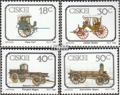 Südafrika - Ciskei 162-165 (kompl.Ausg.) Postfrisch 1989 Transportwesen - Ciskei