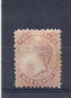 150025691  TURKS & CAICOS  YVERT   Nº   1  */MH (SOMETHING PAPER ON BACK) - Turks- En Caicoseilanden