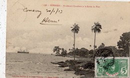 GUINEE FRANCAISE (CONAKRY) BOULEVARD CIRCULAIRE ET LA SORTIE DU PORT - Guinée Française