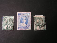 Australia , 3 Old Stamps - Gebruikt