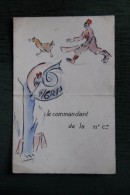 RARE - Menu D´un Repas Pris à CASABLANCA à BEN M´SIK Le 20 Aout 1940 Par Le Commandant De La 11 ème Compagnie De Zouaves - Menus