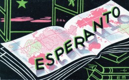 Carte Esperanto. Voyagée 1948. - Esperanto