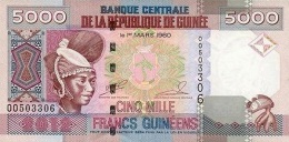 GUINEA 5000 FRANCS 2012 P-41b UNC  [ GN330b ] - Guinée