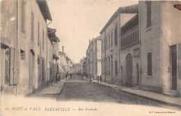 01-PONT-DE-VAUX- FLEURVILLE- RUE FRANCHE - Pont-de-Vaux