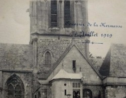 76 - Rare Carte - AUFFAY -  SOUVENIR DE LA  KERMESSE 6 JUILLET 1919 - Les JAQUEMARDS  ( 3 Scans) - Auffay