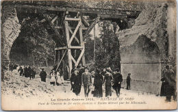 95 VALMONDOIS - Le Pont De Cheminde Fer Détruit. - Valmondois