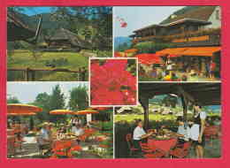 216264  / Gutach / Schwarzwälder Freilichtmuseum Vogtsbauernhof  - CAFE RESTAURANT , FLOWERS , Germany Deutschland - Gutach (Schwarzwaldbahn)