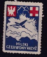 POLAND WW2 Red Cross Label Airforce - Vignette