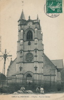 CRECY EN PONTHIEU - L'Église - Vue Du Clocher - Crecy En Ponthieu