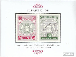 Südafrika Block70 (kompl.Ausg.) Postfrisch 1998 Briefmarkenausstellung - Blocks & Sheetlets