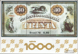 Brasilien Block38 (kompl.Ausg.) Postfrisch 1976 Bank Von Brasilien - Blocks & Sheetlets
