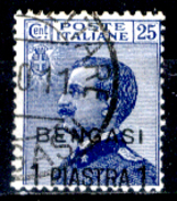 Ufficio Postale Italiano-F01159 - Bengasi 1911: Sassona N. 2 (o) Used - Privo Di Difetti Occulti - - Autres & Non Classés