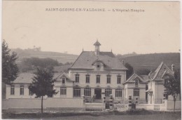 Cpa,isère,saint Geoire En Valdaine ,prés De Grenoble,l´hopital ,hospice En 1909,portail,cour En Travaux - Saint-Geoire-en-Valdaine