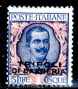 Ufficio Postale Italiano-F01161 - Tripoli Di Barberia 1909: Sassona N. 10 (o) Used - Privo Di Difetti Occulti - - Autres & Non Classés