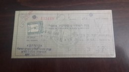 Israel-the Workers Bank Limited-(number Chek-433448)-(68lirot)-1946-(inirim) - Israel