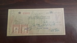 Israel-the Workers Bank Limited-(number Chek-434091)-(69.610lirot)-1946 - Israël