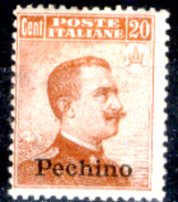 Italia-F01164 - Pechino 1917-18: Sassona N. 12 (+) LH - Senza Filigrana - Privo Di Difetti Occulti - - Pekin