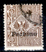 Italia-F01165 - Pechino 1917-18: Sassona N. 4 (o) Used - Privo Di Difetti Occulti - - Tientsin