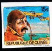 GUINEE Avions, Avion, Blériot, Aviateurs, Plane. Yvert N°743. ** MNH. Non Dentelé, Imperforate - Airplanes