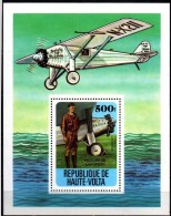 HAUTE VOLTA Avions, Avion, Charles Lindbergh, Aviateurs, Plane. Yvert BF10. Dentélé, Perforate ** Mnh - Vliegtuigen