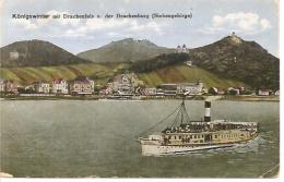 KÖNIGSWINTER MIT DRACHENFELS U. DER DRACHENBURG. - Drachenfels