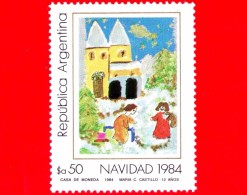 Nuovo - MNH - ARGENTINA - 1984 - Natale - Christmas - Disegno Di Maria Carina Castillo - 50 - Gebruikt
