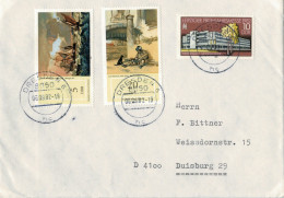 LETTERA  DA  DRESDEN   PER  DUISBURG        (VIAGGIATA) - Autres & Non Classés