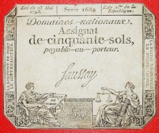 * SERIES 1682: FRANCE ★ 50 SOLS 1793! LOW START★NO RESERVE! - ...-1889 Franchi Antichi Circolanti Durante Il XIX Sec.