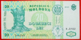 * STEPHEN III (1457-1504): Moldavia (ex. USSR, Russia) ★ 20 LEI 2010 CRISP! LOW START★NO RESERVE! - Moldova