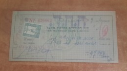 Israel-the Workers Bank Limited-(number Chek-426662)-(97.75lirot)-1946 - Israel