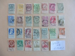 Belgique :   26 Timbres Oblitérés - Collections