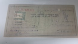 Israel-the Workers Bank Limited-(number Chek-426116)-(100lirot)-1946 - Israël