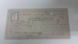 Israel-the Workers Bank Limited-(number Chek-405764)-(150lirot)-1946 - Israël