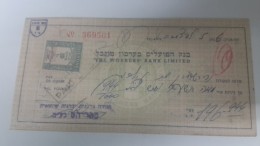 Israel-the Workers Bank Limited-(number Chek-369501)-(196lirot)-1946-kafe Has - Israël