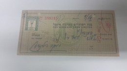 Israel-the Workers Bank Limited-(number Chek-388315)-(300lirot)-1946 - Israël