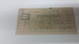 Israel-the Workers Bank Limited-(number Chek-325325)-(650lirot)-1946 - Israel