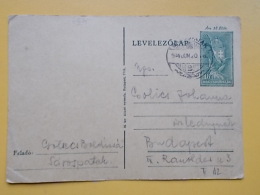 D 654 - CARTE POSTALE , TRAVEL 1944 - SAROSPATAK - Lettres & Documents