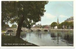 THE TOWN BRIDGE & RIVER. BEDFORD. - Bedford