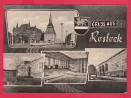 216326 /  Rostock - TRAM TRAMWAY , AM STEINTOR , ULRICH VON HUTTEN STRASSE , NEPTUM SCHWIMMHALLE , Germany Allemagne - Rostock