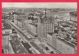 216329 /  Rostock - BLICK AUF LANGE STRASSE UND STADTHAFEN , AIR OHOTO , SHIP , Germany Allemagne Deutschland - Rostock