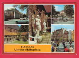 216331 /  Rostock - UNIVERSITATSPLATZ , CAR , KLOSTERINNENHOF , INNENHAF DES KLOSTERS ZUM HELLIGEN KREUZ , Germany - Rostock