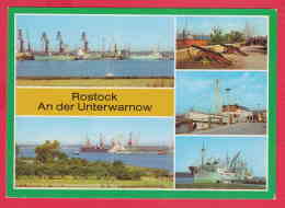 216333 /  Rostock - AN DER UNTERWARNOW , PORT . SHIP , CRANE , SCHMARIER UFER ,  , Germany Allemagne Deutschlan - Rostock
