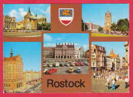 216335 /  Rostock - CAR , ERNST THALMANN PLATZ , RATHAUS , KROPELINER TOR , KROPELINER STRASSE , Germany Allemagne - Rostock
