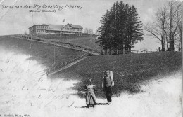 GRUSS VON DER ALP-SCHEIDEGG → Kinder Mit Milchkanne Unterwegs 1910 - Egg